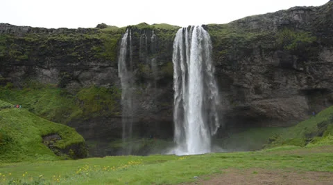 Iceland Waterfall 스톡 동영상 26305359