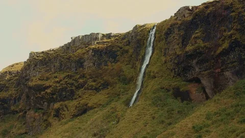 Iceland waterfall Video stock 77168434