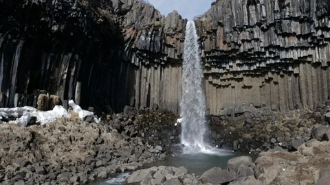 Iceland Waterfall Stock Footage 101657610