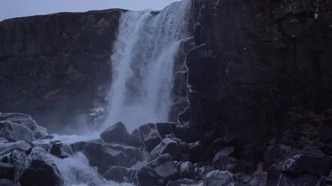 Iceland Waterfall Stock Footage 103277101