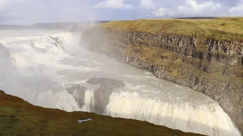 Iceland waterfall loop  Stock Footage 154653323