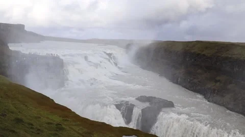 Iceland waterfall loop  Stock Footage 154656242