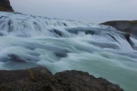 Iceland Waterfall 写真素材