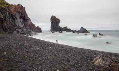 Icelandic Beach Foto stock