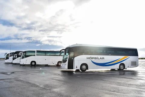 Icelandic Buses Stock Photos