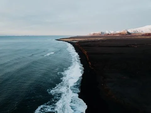 An Icelandic coast Stock Photos