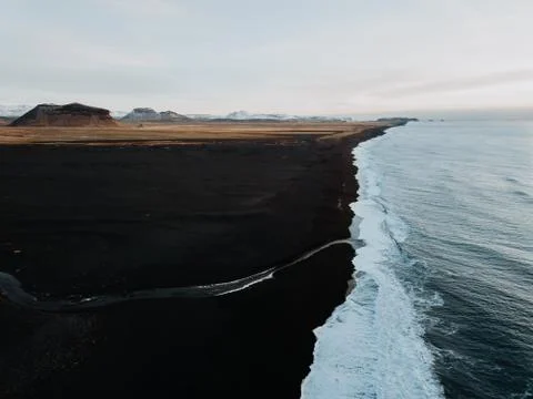 An Icelandic coast Stock Photos