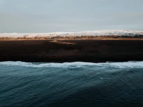 An Icelandic coast Stock Photos