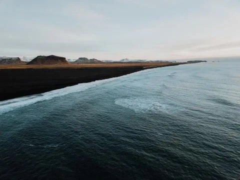 An Icelandic coast Stock Photos