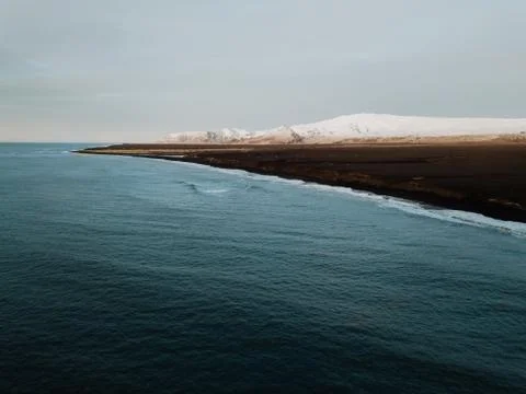 An Icelandic coast Stock Photos