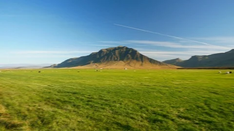 Icelandic field Stock Footage 127067676