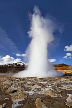 Icelandic Geyser Stock Photos
