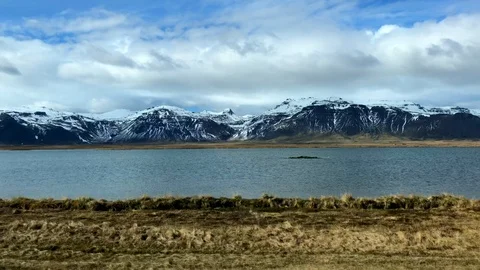 Icelandic Lake Video stock 93285506