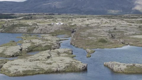 ICELANDIC LAKE Stock-Footage 328151455