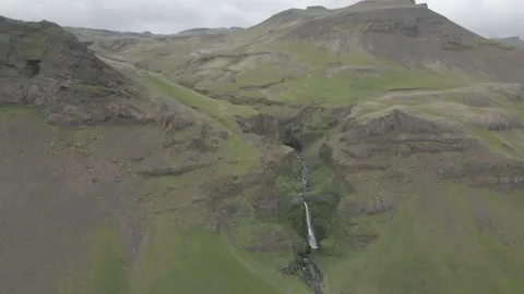 Icelandic landscape - Drone video Stock Footage 231485799