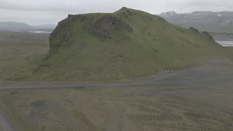 Icelandic landscape - Drone video Stock Footage 231485883