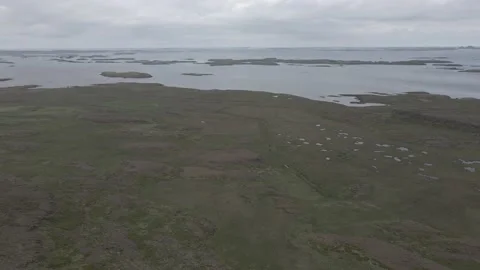 Icelandic landscape - Drone video Stock Footage 231488024