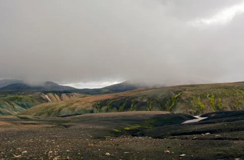Icelandic landscape 库存照片