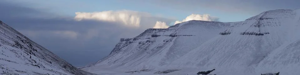 Icelandic Mountain Range Stock Photos