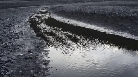 Icelandic Mountain Stream 1  Stock Footage 83116188