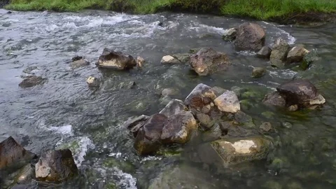 Icelandic Mountain Stream Vídeo Stock 83116182