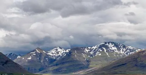Icelandic mountains Stock Photos