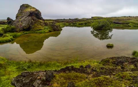 Icelandic reflections Stock Photos