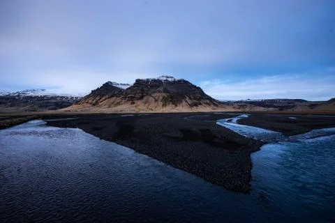 Icelandic roadside Stock Photos