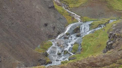 Icelandic stream Stock Photos