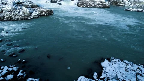 Icelandic Waterfall 스톡 동영상 237702525