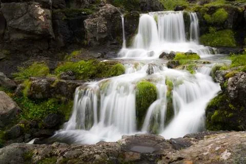 Icelandic waterfall Stock Photos