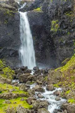 Icelandic waterfall Stock Photos