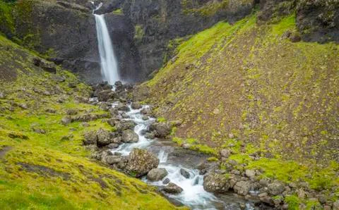 Icelandic waterfall Stock Photos