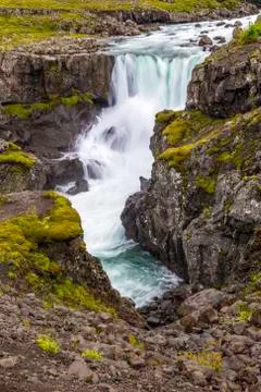 Icelandic waterfall Stock Photos