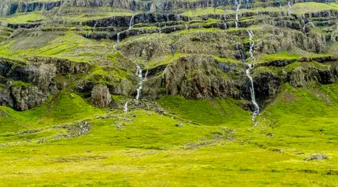Icelandic waterfall Stock Photos