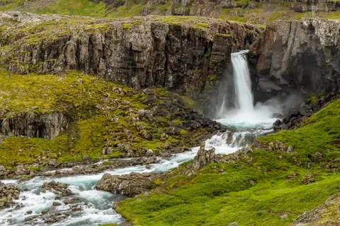 Icelandic waterfall Stock Photos