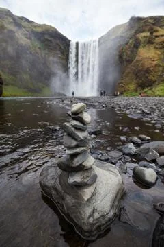 Icelandic waterfall Stock Photos