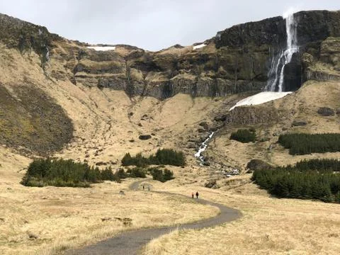 Icelandic Waterfall Stock Photos