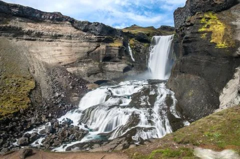 Icelandic waterfall Foto stock