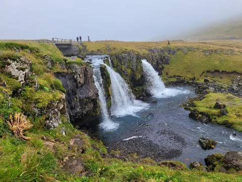 Icelandic waterfall Fotos de archivo