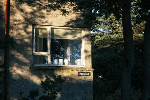 Icelandic Window in Daylight Stock Photos