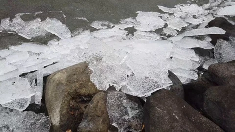 IceOutCU1 動画素材 127932594