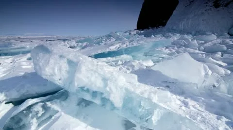 IceScapes 6 4K Stock Footage 22427344