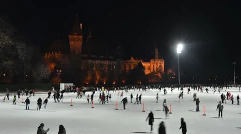 Iceskating Stock Footage 10787767