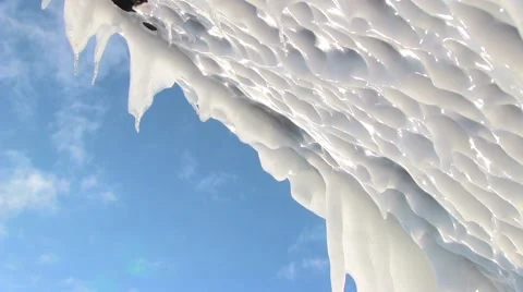 Icicle and dripping Видео 42357609