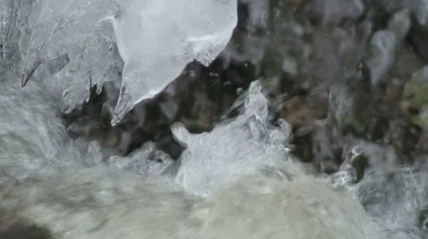 Icicle and river Vidéo 982806