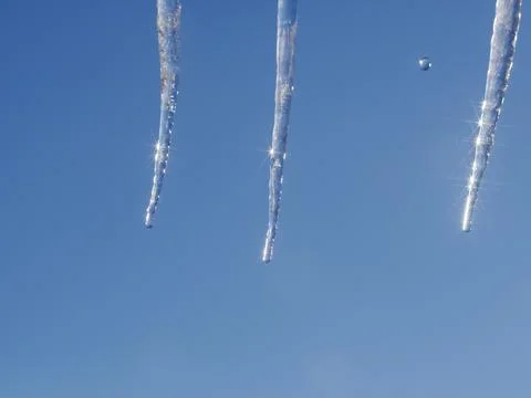 Icicle cold Stock Photos