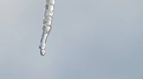 Icicle Dripping Clouds 2 Stock Footage 2739722