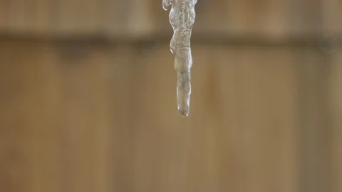 Icicle Drips 4k Stock Footage 92820735