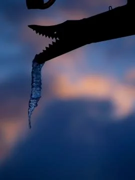 Icicle forming Stock Photos